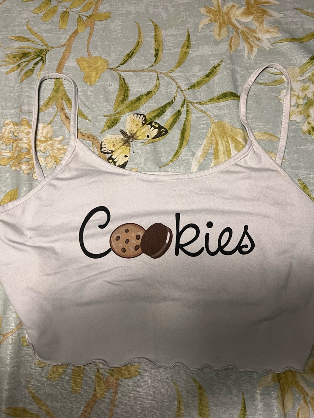 Women's White 'Cookies' Graphic One-Piece